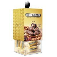 Финики в шоколаде - коробка молочный шоколад (200г)