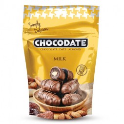 Финики в шоколаде - молочный шоколад (250г)