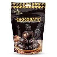 Финики в шоколаде - темный шоколад 85% (250г)